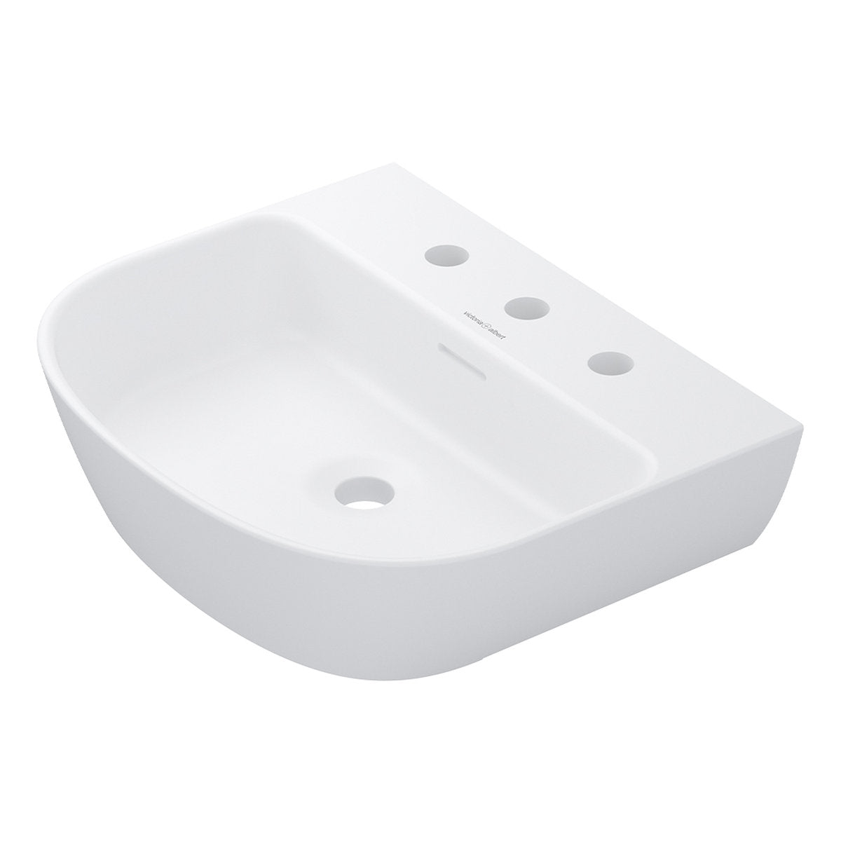 Victoria & Albert Lussari 50 Matt White Basin - 3 Tap Hole