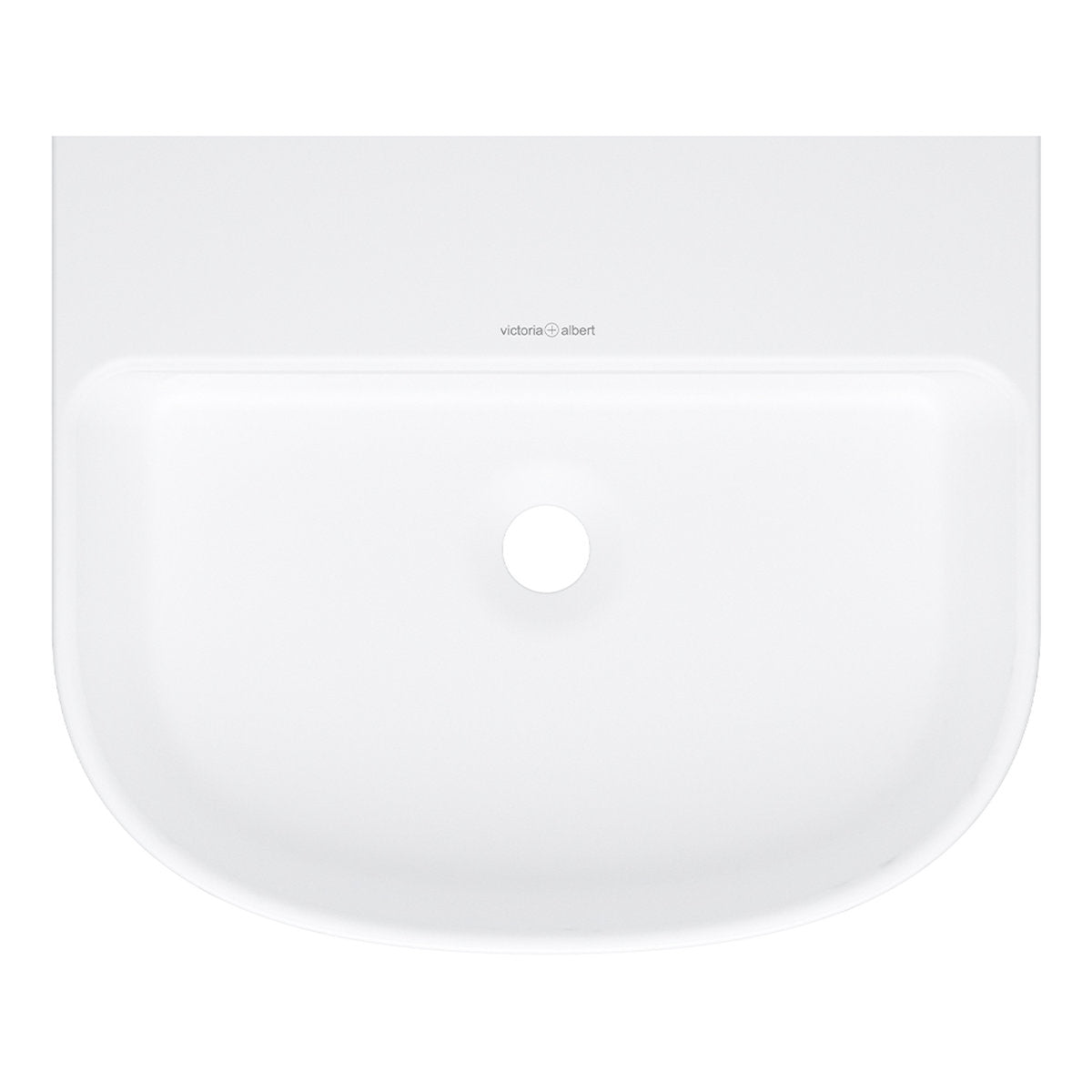 Victoria & Albert Lussari 50 Matt White Basin - No Tap Hole
