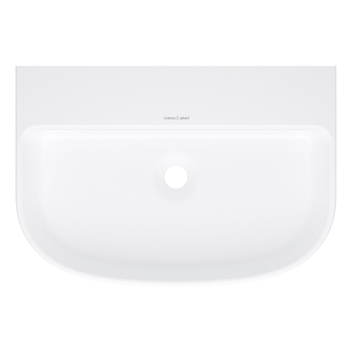 Victoria & Albert Lussari 60 Matt White Basin - No Tap Hole