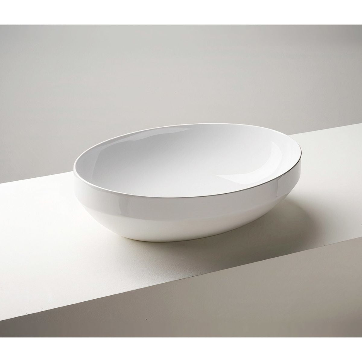 Studio Bagno Decus 50 Oval Basin - Gloss White