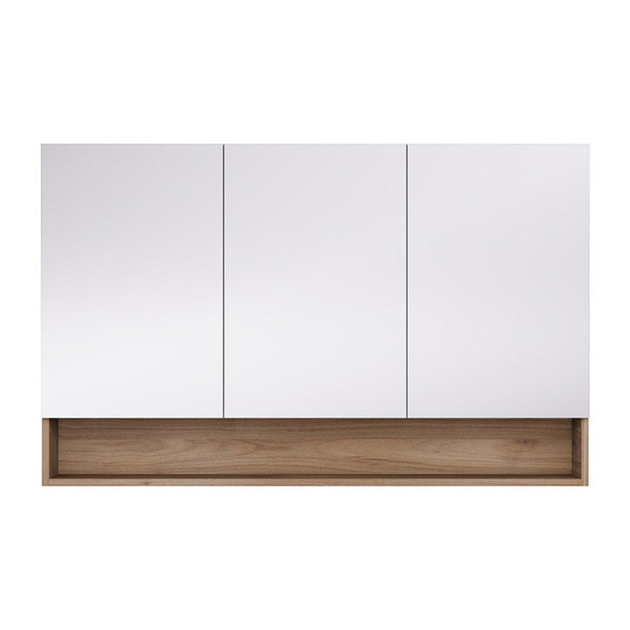 Fienza Aluca 1200 Display Shelf Mirror Cabinet