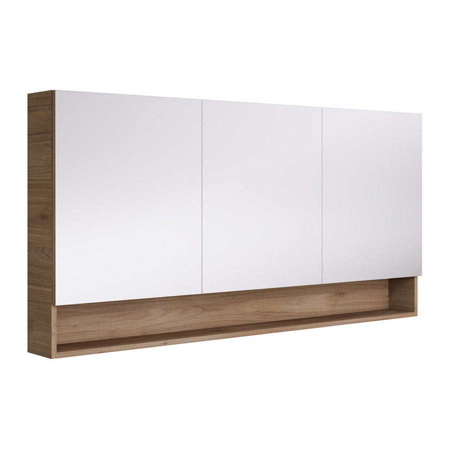 Fienza Aluca 1500 Display Shelf Mirror Cabinet