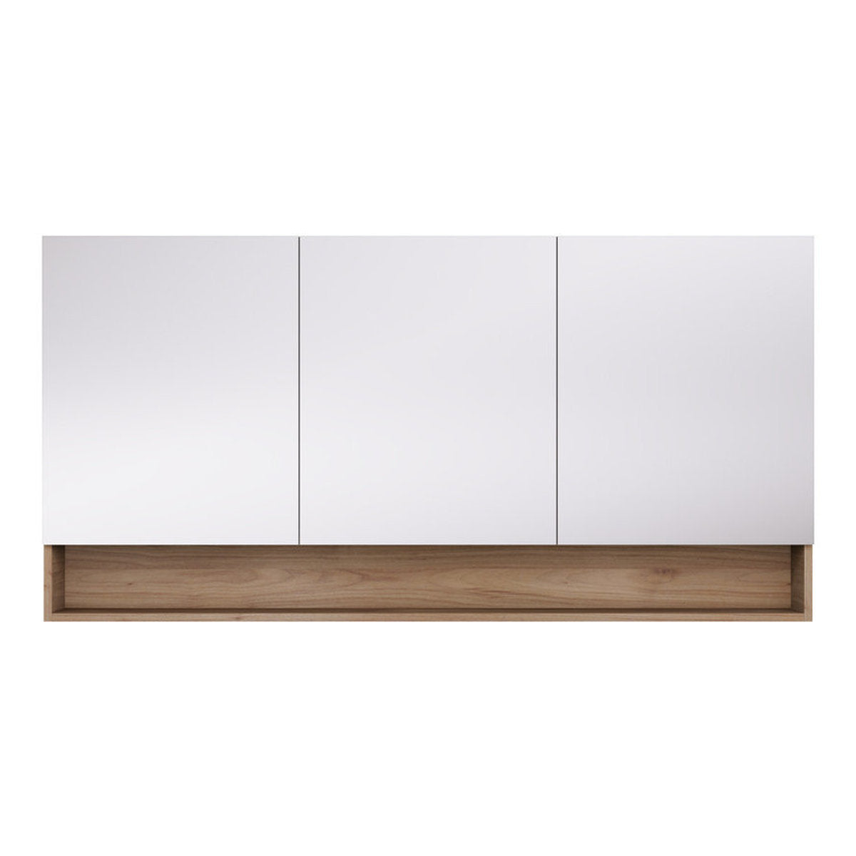 Fienza Aluca 1500 Display Shelf Mirror Cabinet