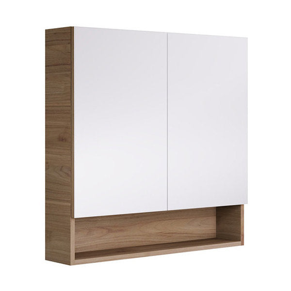 Fienza Aluca 750 Display Shelf Mirror Cabinet