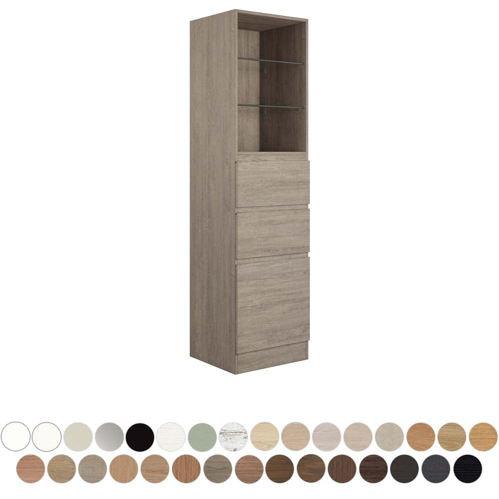 Fienza Danelle Floor Standing Tallboy Cabinet