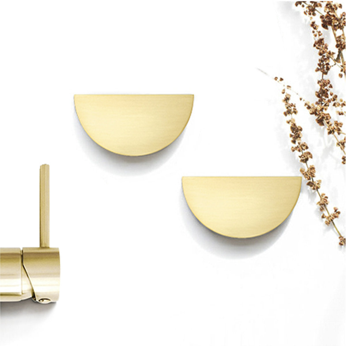 Otti Dune - Brushed Brass 64/92mm Handle