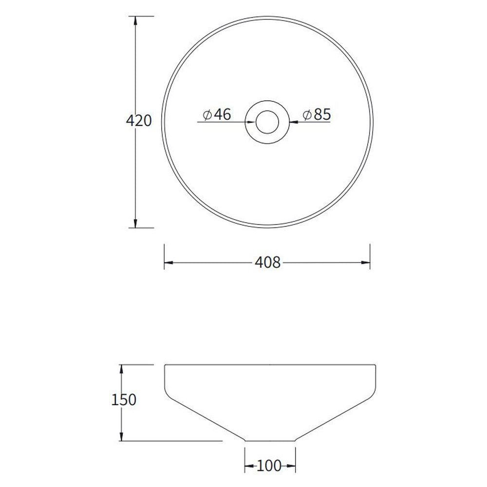 Studio Bagno Equilibrium 1 Bench Basin
