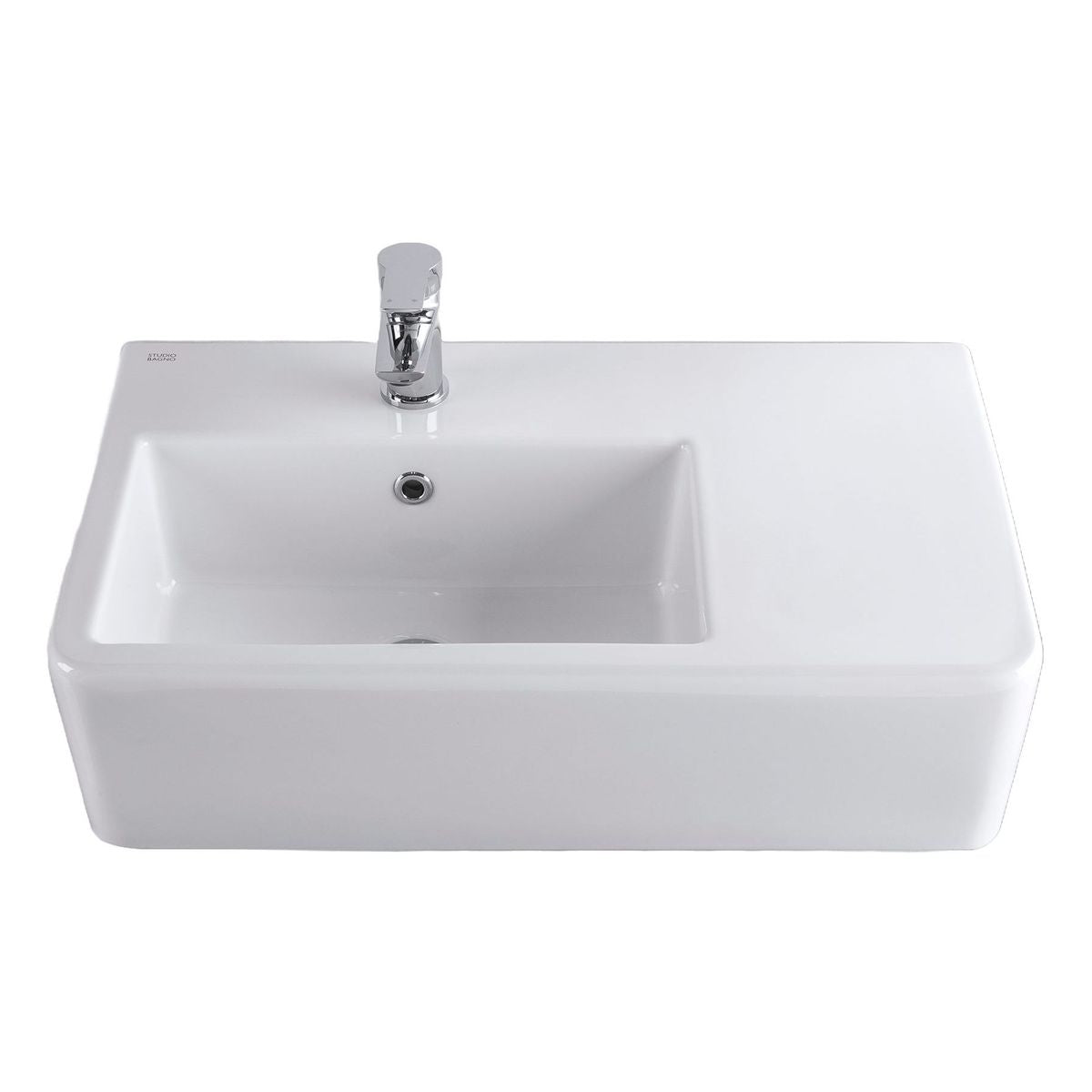 Studio Bagno Edge Bench/Wall Basin Left - 1 Taphole
