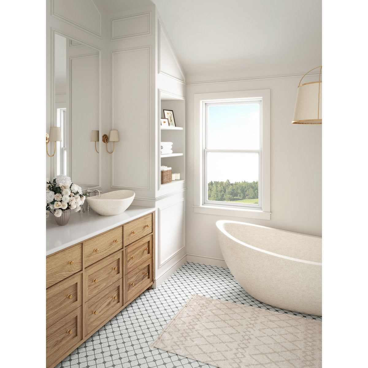 Madu Living Ray Bath, White