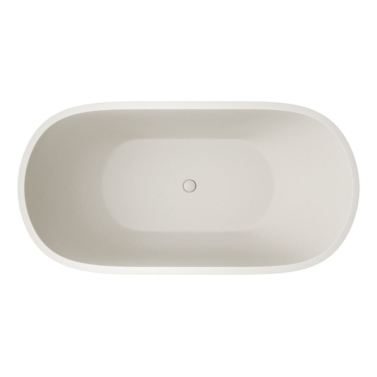 Fienza Jada Concrete Bath, Warm White