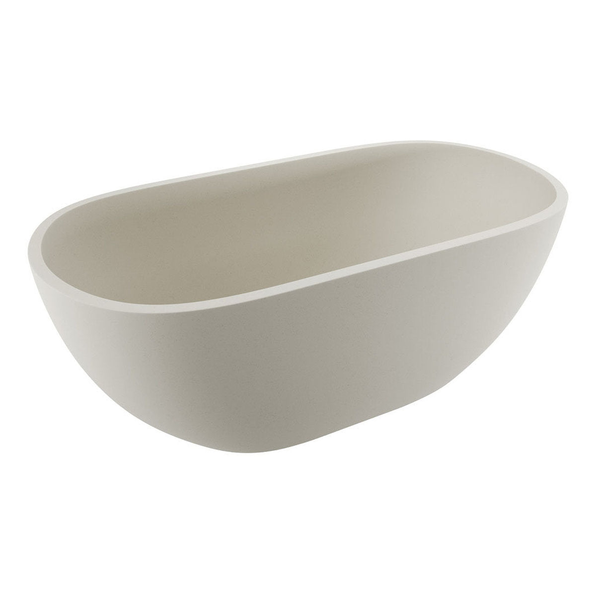 Fienza Jada Concrete Bath, Warm White