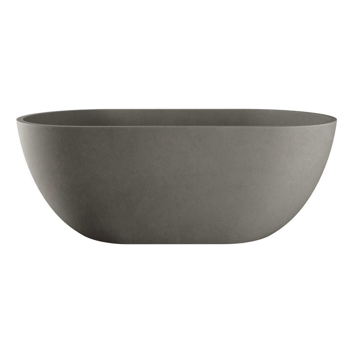 Fienza Jada Concrete Bath, Warm Grey