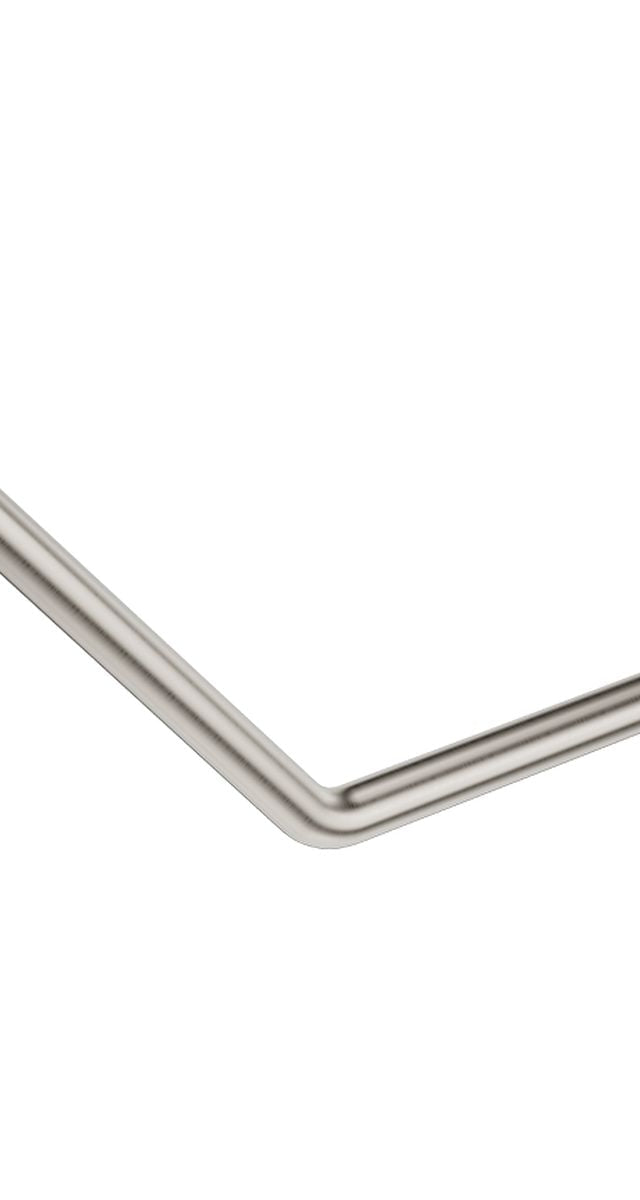 Fienza 135° Ambulant Care Reversible Left/Right Hand Rail, Brushed Nickel