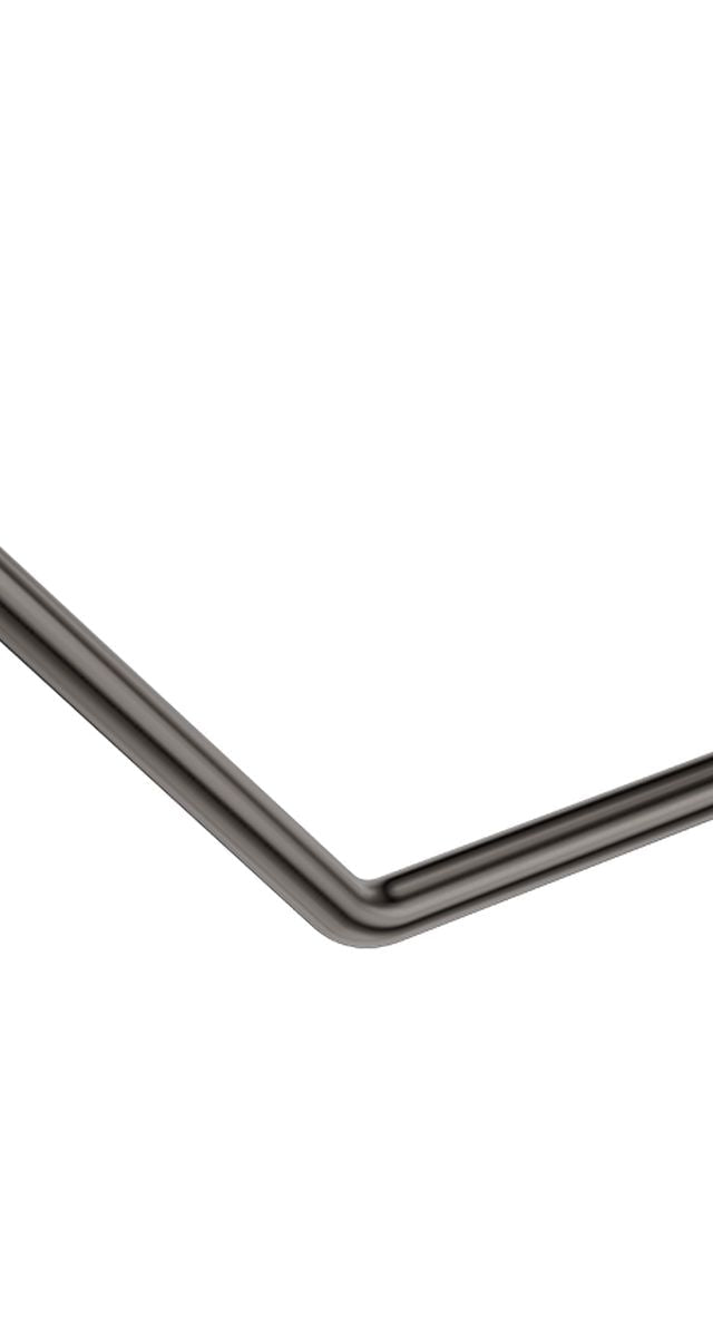 Fienza 135° Ambulant Care Reversible Left/Right Hand Rail, Gun Metal
