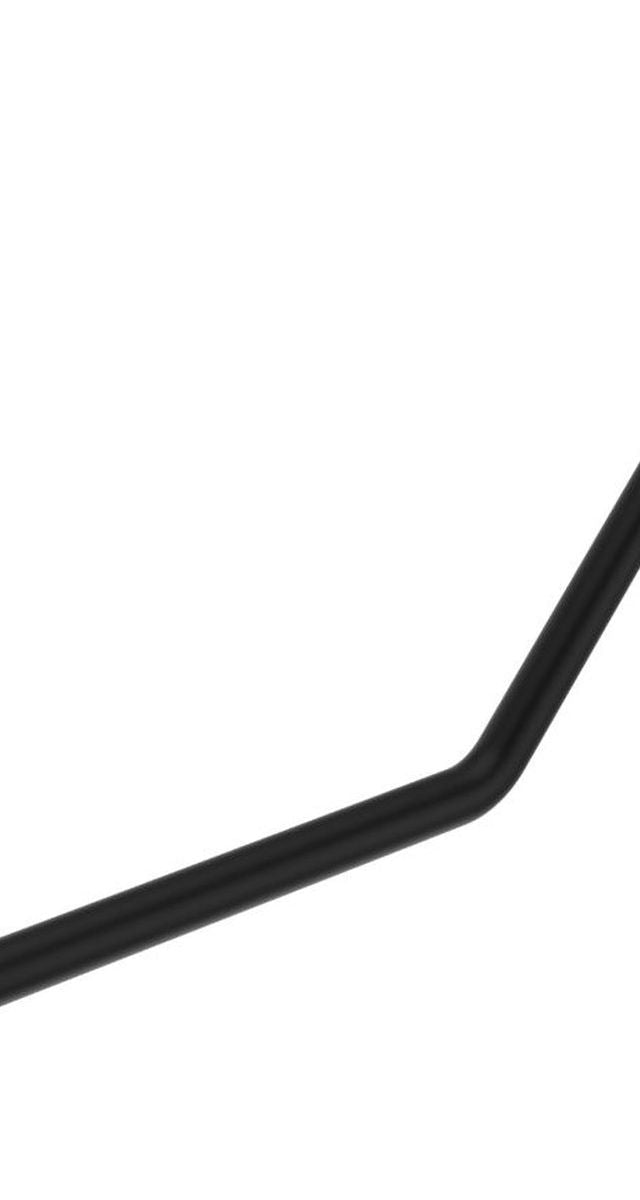Fienza 135° Ambulant Care Reversible Left/Right Hand Rail, Matte Black