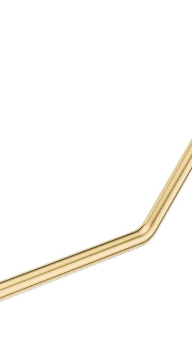 Fienza 135° Ambulant Care Reversible Left/Right Hand Rail, Urban Brass
