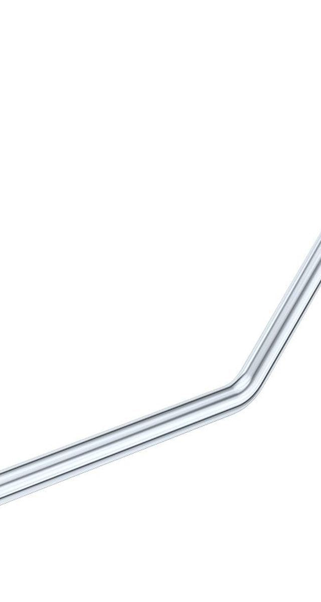 Fienza 135° Ambulant Care Reversible Left/Right Hand Rail, Stainless Steel