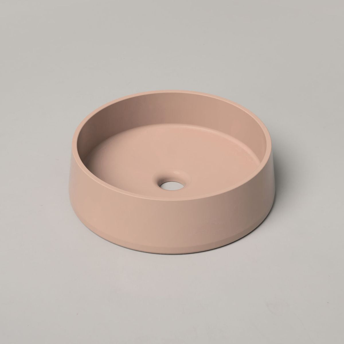 Nood Surface Mount Funl Basin in Blush-Pink