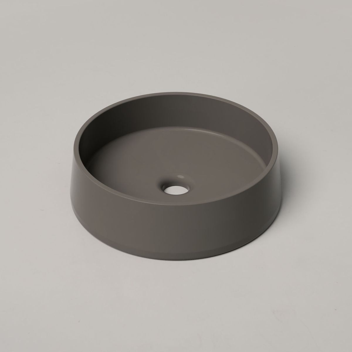 Nood Surface Mount Funl Basin in Mid-Tone-Grey