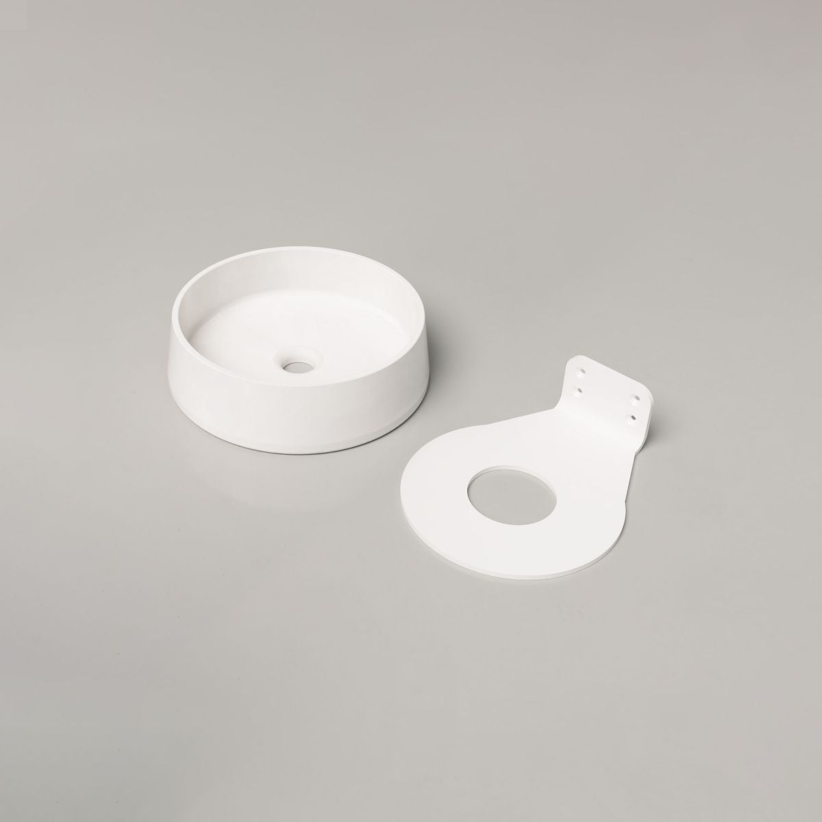 Nood Wall Mount Funl Basin in Ivory