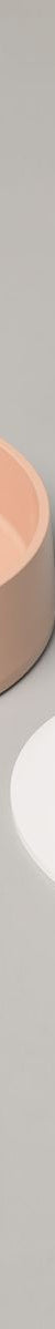 Nood Wall Mount Funl Basin in Pastel Peach
