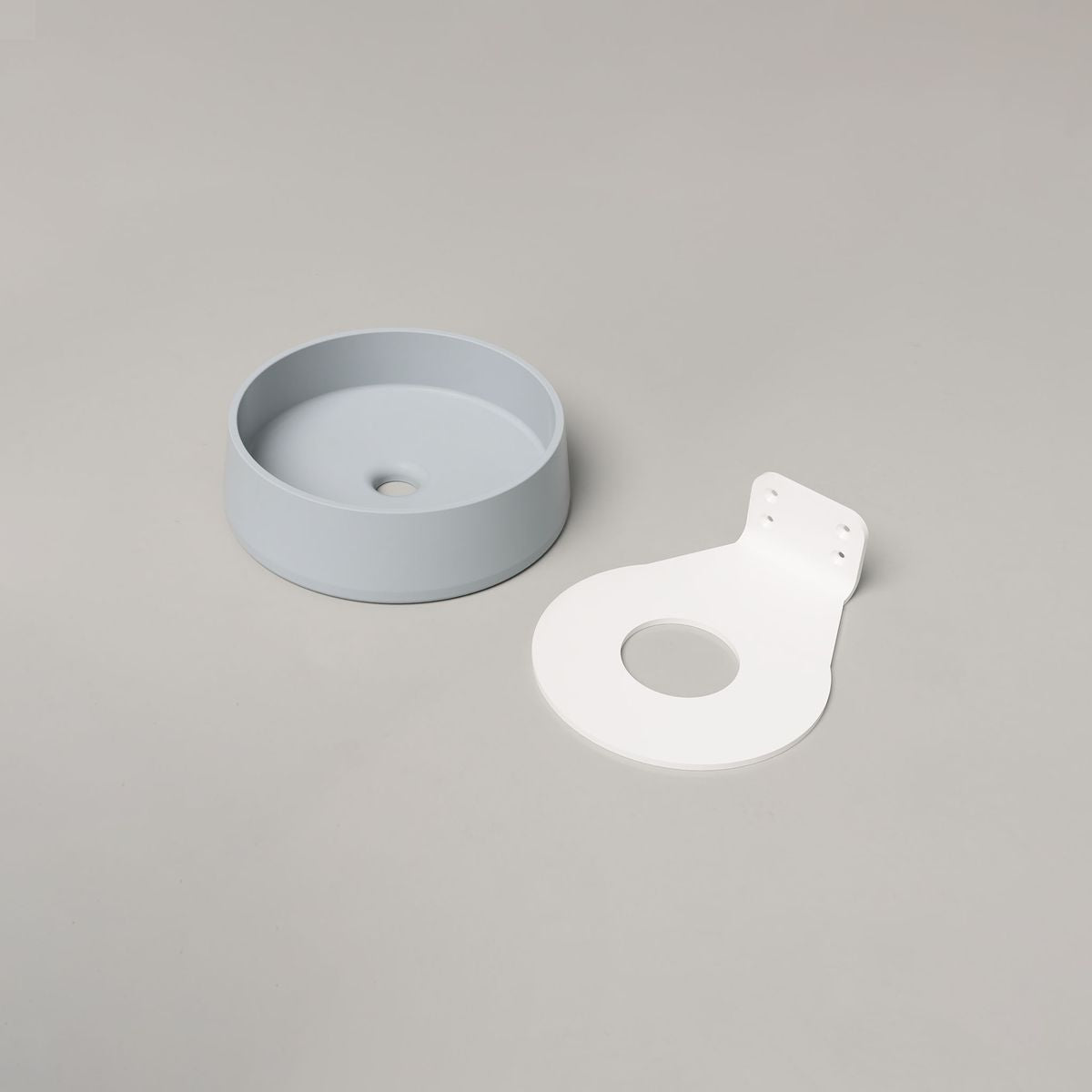 Nood Wall Mount Funl Basin in Powder Blue