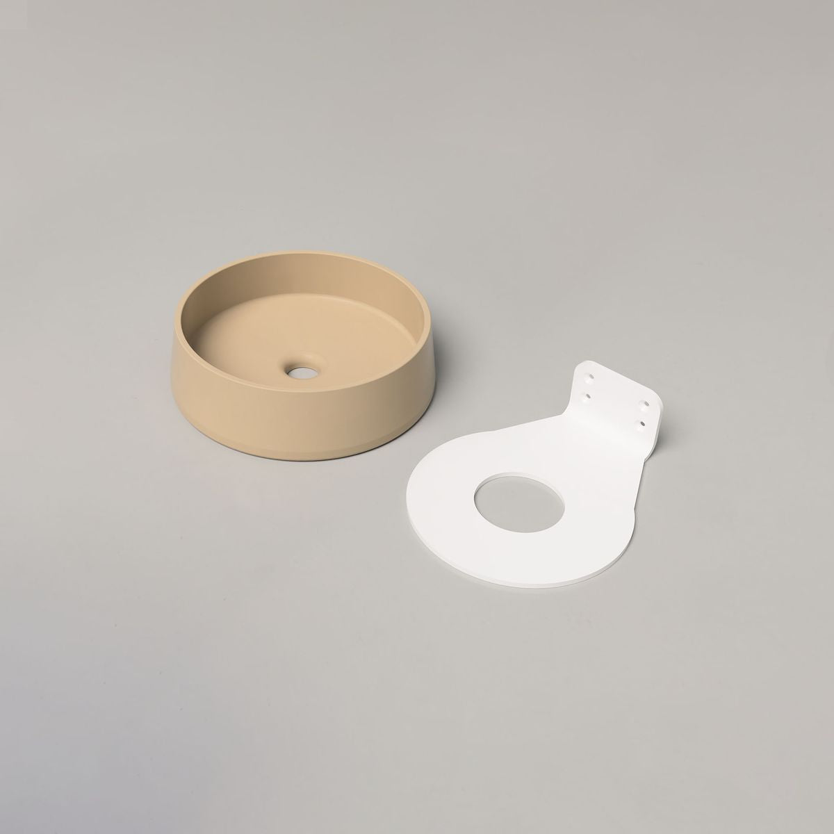 Nood Wall Mount Funl Basin in Sand