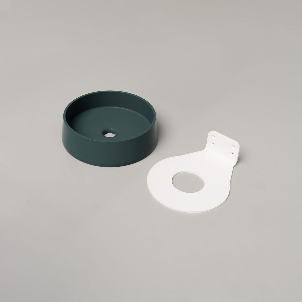 Nood Wall Mount Funl Basin in Teal