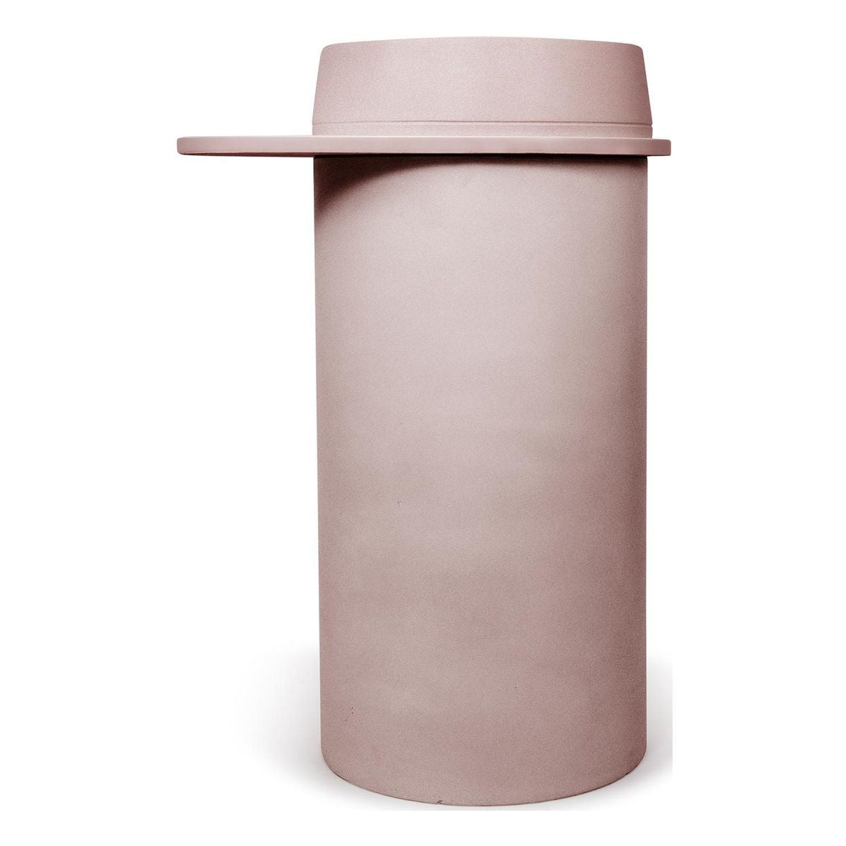Nood Cylinder With Tray Funl Basin in Blush Pink