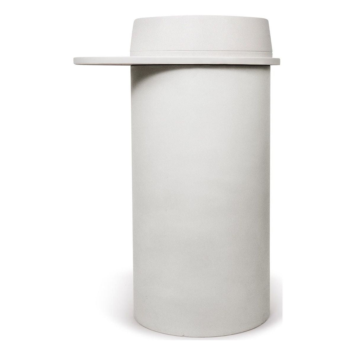 Nood Cylinder Funl Basin in Ivory