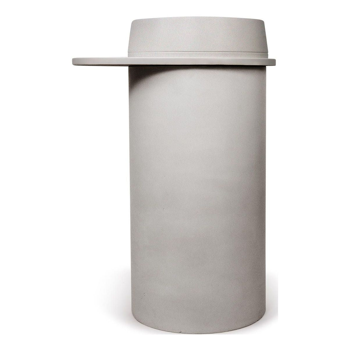 Nood Cylinder With Tray Funl Basin in Sky Grey