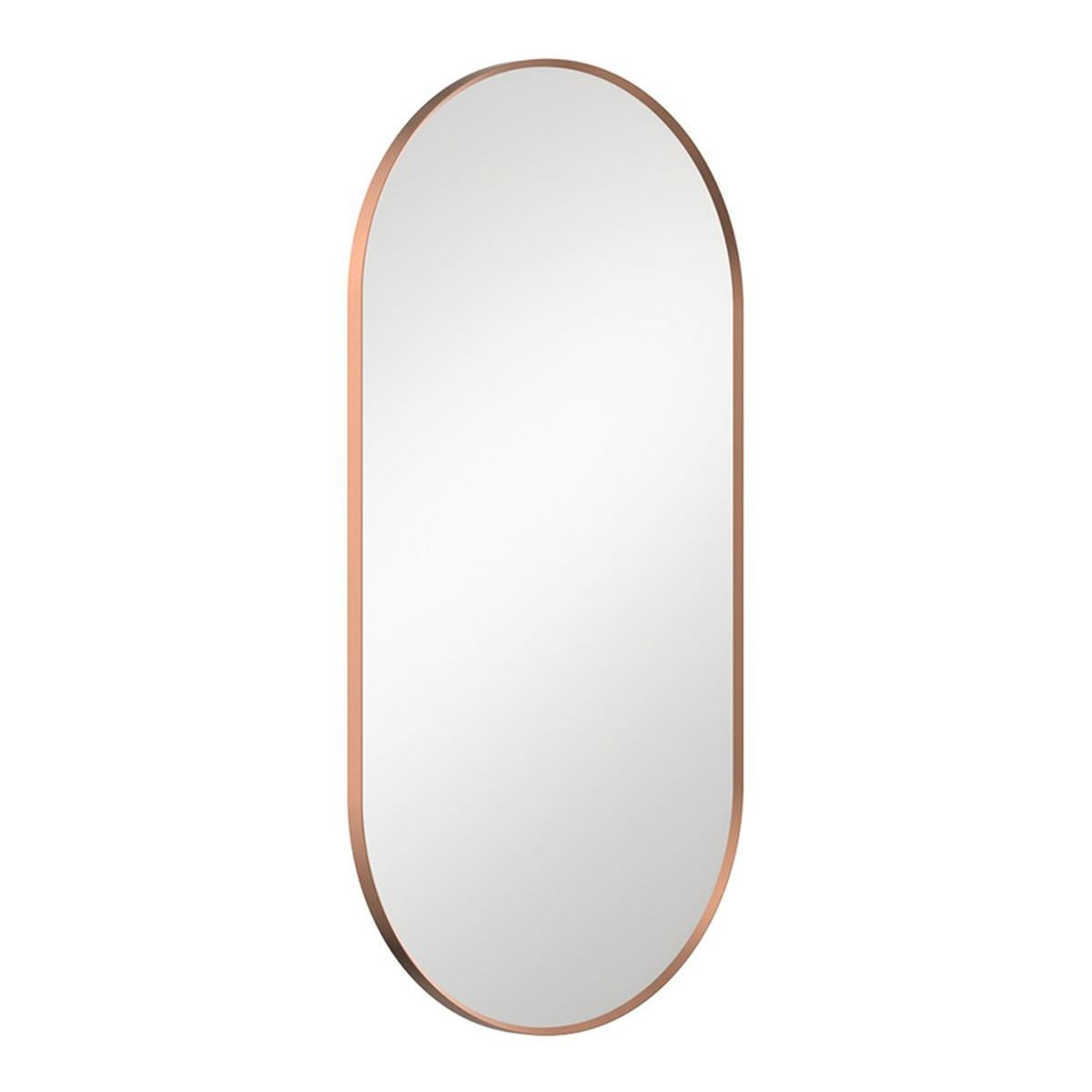 Fienza Empire Brushed Copper Framed Mirror, 450 x 900mm