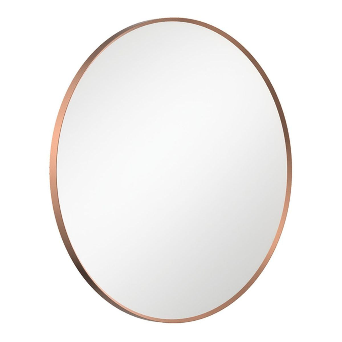 Fienza Reba Brushed Copper Framed Mirror, 600mm