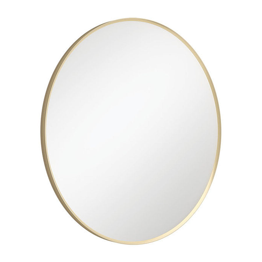 Fienza Reba Urban Brass Framed Mirror, 600mm