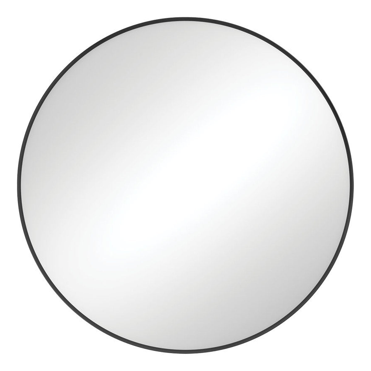 Fienza Reba Matte Black Framed Mirror, 800mm