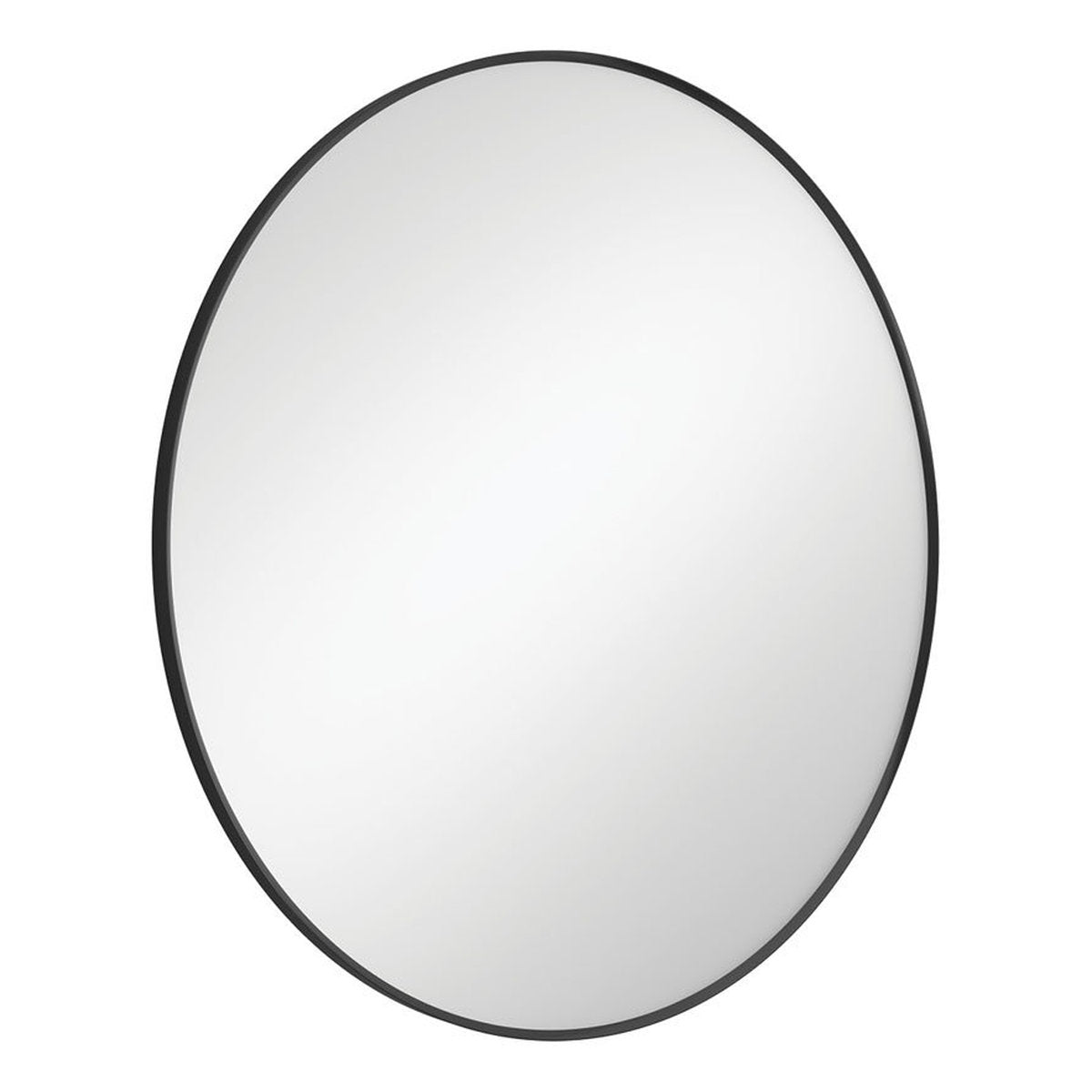 Fienza Reba Matte Black Framed Mirror, 800mm