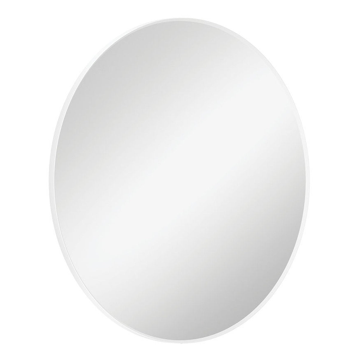 Fienza Reba Matte White Framed Mirror, 800mm
