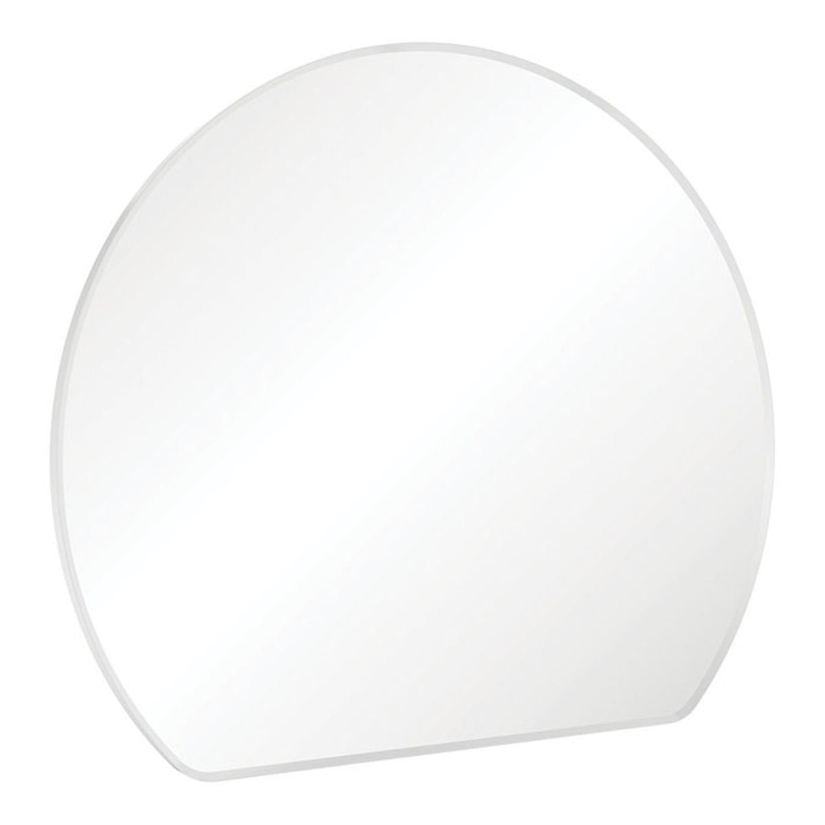 Fienza Sunrise Matte White Round Framed Mirror