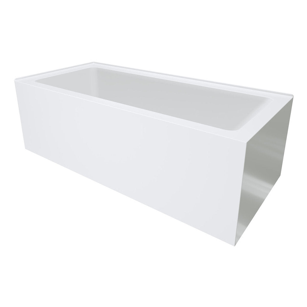 Fienza Sentor Right-Hand Acrylic Corner Bath, 1650mm