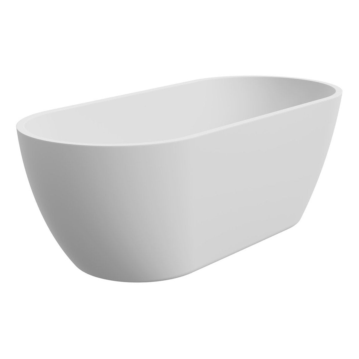 Fienza Koko Freestanding Acrylic Bath, 1680mm, Matte White