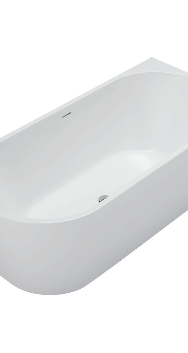 Isabella Left-Hand Acrylic Corner Bath with Overflow, Gloss White, 1700mm