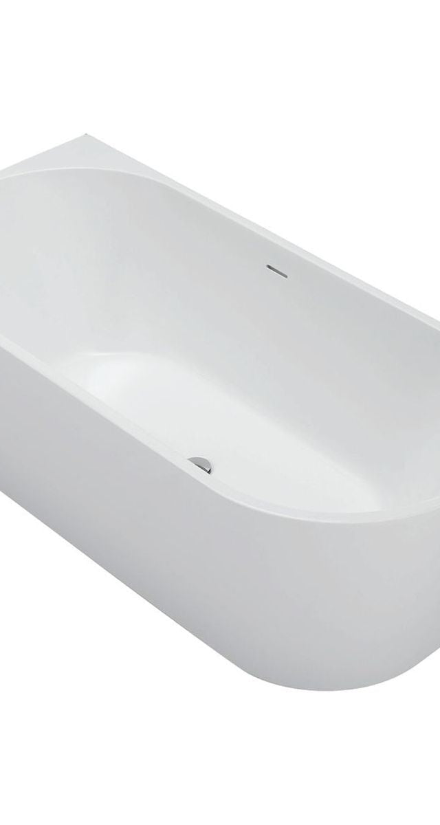 Isabella Right-Hand Acrylic Corner Bath with Overflow, Gloss White, 1700mm