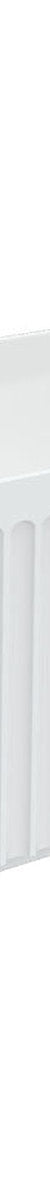 Fienza Eleanor Fluted Left-Hand Acrylic Corner Bath, 1500mm
