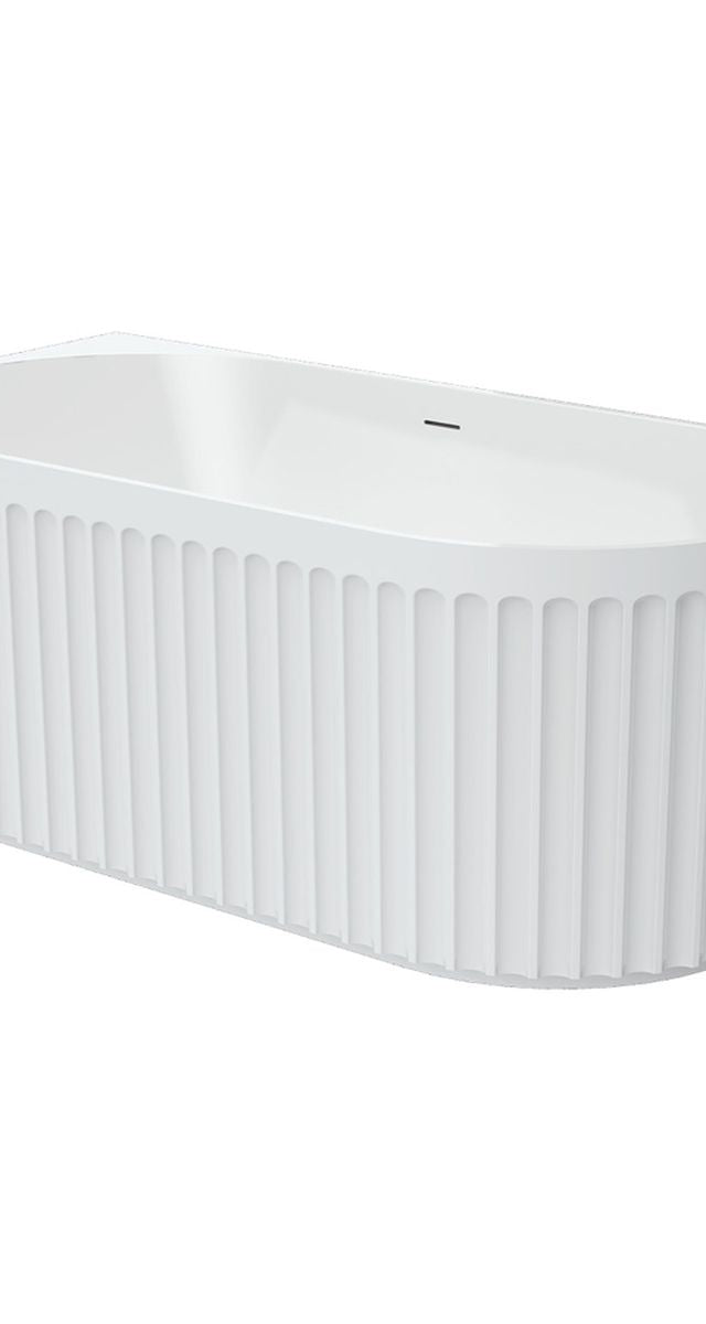 Fienza Eleanor Right-Hand Corner Acrylic Bath with Overflow, 1500mm