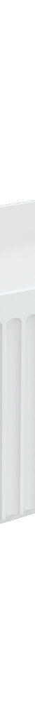 Fienza Eleanor Back-To-Wall Acrylic Bath with Overflow, 1700mm