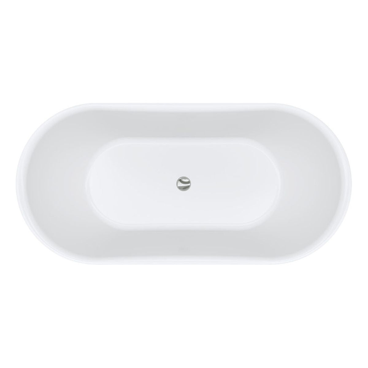 Fienza Windsor Freestanding Acrylic Bath, 1500mm, Matte Black