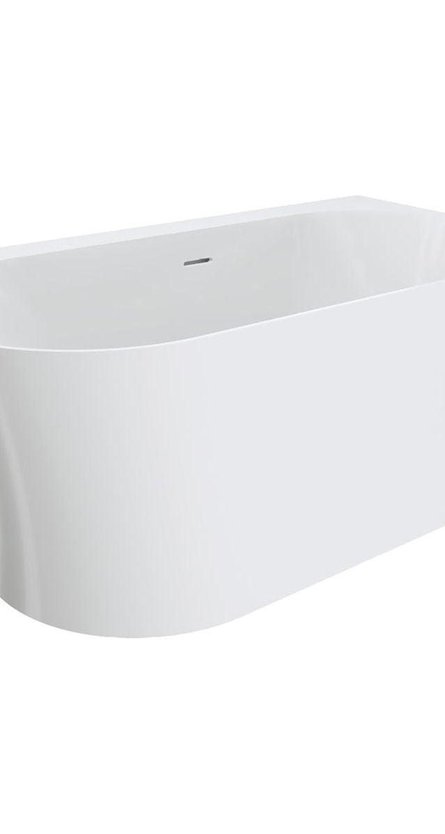 Chloe Left-Hand Acrylic Corner Bath with Overflow, 1400mm