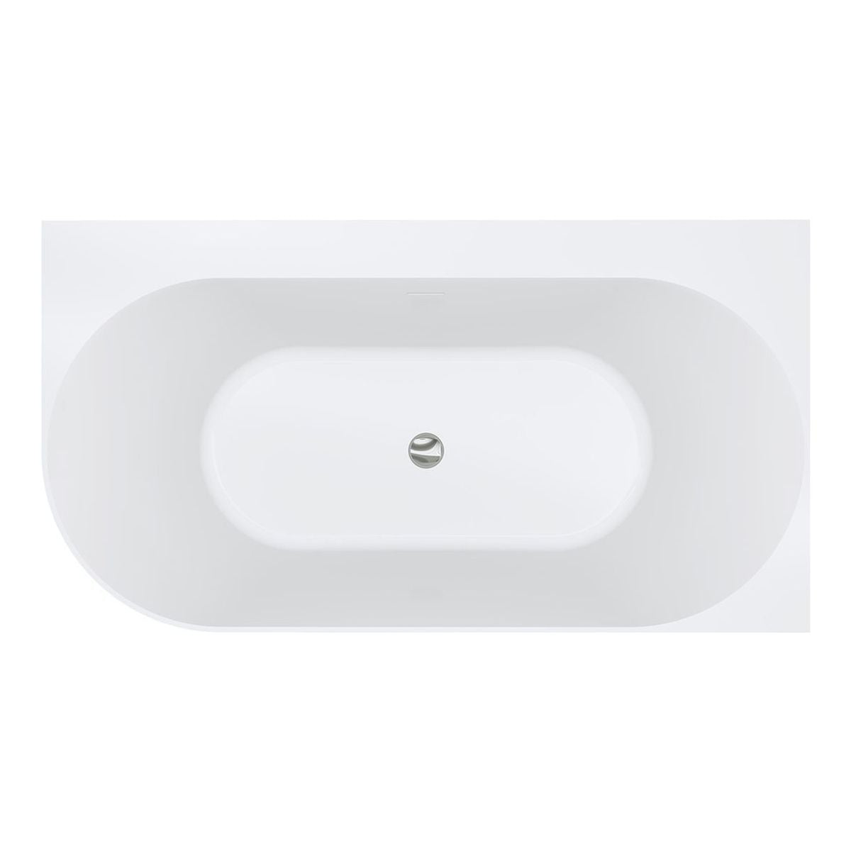 Chloe Left-Hand Acrylic Corner Bath with Overflow, 1400mm