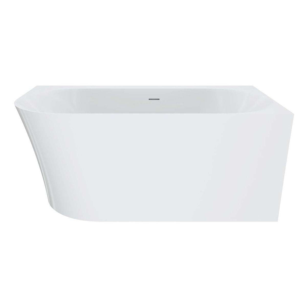 Chloe Left-Hand Acrylic Corner Bath with Overflow, 1400mm