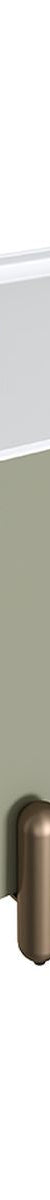 Fienza Aluca Freestanding Bath, 1500mm Matte Olive with Brushed Copper Legs with Overflow